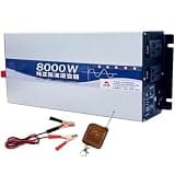 Pure Sine Wave Inverter 3500W 5000W 6000W 8000W 10000W 12000W 16000W Voltage Converter DC 12V 24V 48V 60V 72V to 110V/220V 230V AC Car Power Inverter Current with Remote Control
