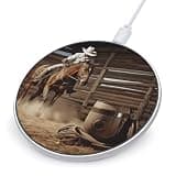 American West Rodeo Wireless Charger, Fast Charging Pad