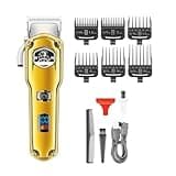 DAXXIN Hair Cutting Tool, Hair Clipper Adjustable Hair Cutting Machine Waterproof Hair Trimmer Cordless Barber Digital Display Clipper for Men