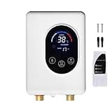 ECOAPTUNIT Tankless Water Heater Electric 110V, 5000W Remote Control