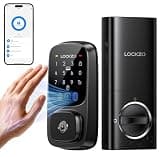Smart Lock with Palm Vein, Keyless Entry Door Lock for Front Door, WiFi Electronic Door Lock with Keypad Deadbolt, Auto Lock, Voice Control, Compatible with Alexa & Google Assistant