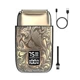 Electric Razors for Men, Shaver Electric Foil Shavers for Men, 3-Speed Electric Razor, Face Shaving Beard Trimmer with LCD