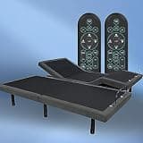 iDealBed 5i Custom Adjustable Bed Base, Wall Hugger, Massage, Zero-Gravity, Dual USB Charger, One Touch Comfort, Programmable Memory, Night Light, Advanced Smooth Silent Motion (Split King)