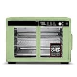 Air Fryer French Door Toaster Oven - 9 Slice Capacity, 12 Presets, Green - Adjustable Temperature Range From 90°F To 450°F, Six Adjustable Rack Positions For Flexible Cooking
