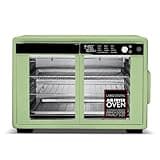 Air Fryer French Door Toaster Oven - 9 Slice Capacity, 12 Presets, Green - Adjustable Temperature Range From 90°F To 450°F, Six Adjustable Rack Positions For Flexible Cooking