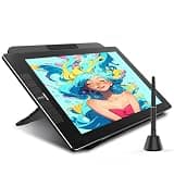 Drawing Tablet with Screen VK1200V3 11.6 inch,Graphics Tablet with Full-Laminated Screen Upgraded 16384 Pressure Sensitivity 2 Styluses,Adjustable Stand,6 Customizable Shortcut Keys