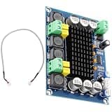Healeved Digital Power Amplifier Board Module for Audio Devices Stereo Sound Effect and Metal Material, Easy to Use Speaker Amplifier for Home Theater and Subwoofer Systems