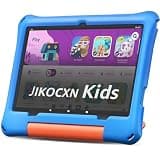 JIKOCXN Kids Tablet, Android 16 Tablet for Kids 10 inch Octa-Core with Case, 24GB RAM 64GB ROM 1TB TF Card Expandable for Toddler Children, Parental Control, Dual Camera, BT5.0, WiFi, Gift (Blue)