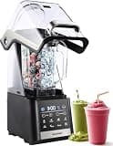 BlendTide Professional Blender 64oz, 1500W Vacuum Blender for Less Foam, Commercial Quiet Shield, Kitchen Timer, Self-Cleaning, 9 Speeds, 6 Presets for Smoothies, Frozen Drinks, Nut & Seed Blends