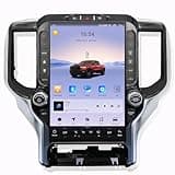 HoeeNilsa for Dodge Ram 1500 2500 3500 Truck 2019-2021 Upgrade Stereo Radio Replacement Upgrade 13.6-Inch 1920 * 1200 HD Touch Screen with GPS Navigation Android Auto Wireless Carplay Bluetooth DSP