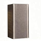 WAHHWF Custom-Sized Home Office Safe Covers, Chinese-Style Double-Zipper Scratch-Resistant Safe Box Cover for Safes/Speakers/Humidifiers/Washing Machines(ligjt Grey,26x26x36in/65x65x90cm)
