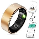 Milavan Smart Health Ring Fitness Tracker for Men Women, Sleep, Stress & Activity Monitoring, IP68 Waterproof, Long Lasting Battery, No Subscription Fees, Compatible with iOS & Android, Rose Gold 8
