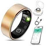 Milavan Smart Health Ring Fitness Tracker for Men Women, Sleep, Stress & Activity Monitoring, IP68 Waterproof, Long Lasting Battery, No Subscription Fees, Compatible with iOS & Android, Rose Gold 7