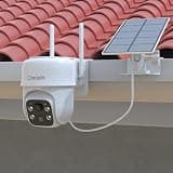 HOLACA Gutter Mount Bracket Kits Compatible with Cinnado B6 2K/3MP Solar Security Cameras Wireless Outdoor and Cinnado Solar Panel