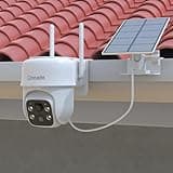 HOLACA Gutter Mount Bracket Kits Compatible with Cinnado B6 2K/3MP Solar Security Cameras Wireless Outdoor and Cinnado Solar Panel