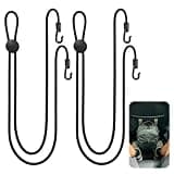 2Pcs Under Seat Bag Strap for Airplane Travel, Backpack Legroom Extender for Flights Secure Your Carry On Under the Seat for More Foot Space & More Comfortable Flying Experience