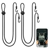 2Pcs Under Seat Bag Strap for Airplane Travel, Backpack Legroom Extender for Flights Secure Your Carry On Under the Seat for More Foot Space & More Comfortable Flying Experience