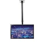 UIYTJRT Adjustable Ceiling TV Mount Bracket - Tilt and Swivel TV Ceiling Mount, Fits Most 14"-32" LCD Flat Screen TVs, 30° Flip Down, Ceiling Mountable,