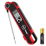 TempPro TP620 Instant Read Meat Thermometer Digital, Cooking Thermometer with Large Auto-Rotating LCD Display, Waterproof Food Thermometer Digital for Kitchen, BBQ, or Grill (Previously ThermoPro)