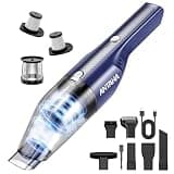 Antaha Handheld Vacuum Cordless - Car Vacuum Cleaner with 11000Pa Powerful Suction,1.2lbs Lightweight, Type-C Charge, Multiple Accessories, Portable Hand Vacuum for Home, Pet and Car (Blue)