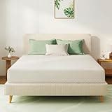 Full Size Mattress 8 Inch Memory Foam Mattress with Cooling Green Tea Gel, Pressure Relief with Medium Firm Support, Bed in a Box, CertiPUR-US Certified,75''L x 54''W, 37.3 pounds White