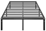 HLIPHA Metal Platform Bed Frame 14 Inch Tall,No Box Spring Needed,Full Size Bed with Heavy Duty Strong Support Slats,Easy to Assemble,Black