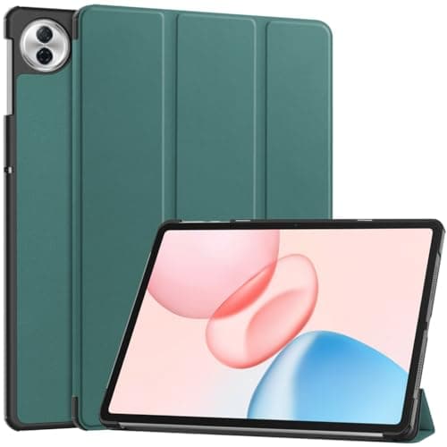 Kepuch Custer Case Compatible for Honor Pad 10 12.1",Ultra-Thin PU-Leather Hard Shell Cover - Green