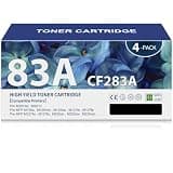 Ksuellpwr CF283A 83A Toner Cartridge for HP83A Laser Jet Pro M201dw M225dw