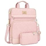 TiMOVO Laptop Sleeve Bag for MacBook Neo 13 inch 2026 Model A3404 with A18 Pro Chip, Removable Little Bag & Shoulder Strap, Pink