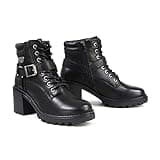 Milwaukee Leather Women's Premium Leather Lace-Up Motorcycle Rider Boots Collection MBL - 7.5