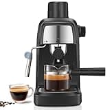 Reemix Espresso Machine 3.5 Bar, 800W Compact Size Coffee Maker with Steam Wand, 4 Cups Cappuccino & Latte Machine for Home and Office