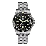 SAN Martin SN0012GB Automatic Dive Watch, 1200HV Hardened,White