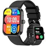 Smart Watch for Men,Answer/Make Calls, 1.93" AMOLED Fitness Tracker with Heart Rate, Wellness & Sleep Monitor, AI Voice, Long Battery Life, 123 Sports Modes, Water Resistant for Android iPhone Black
