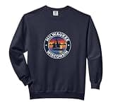 Milwaukee Wisconsin Vintage Sailing Sail Boat xi Comfort Colors Adult Sweatshirt