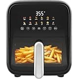 ASTARTH 7.5QT Air Fryer with Visible Window, Digital Touch Screen Large Family Cooker, Non-Stick Dishwasher Safe Basket Low Oil Fryer for Home Cooking