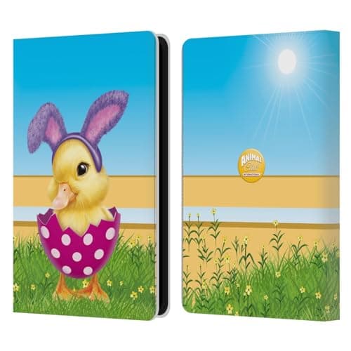 Head Case Designs Officially Licensed Animal Club International Princess Easter Ducklings Leather Wallet Case Compatible with Kindle Paperwhite 5 (2021)