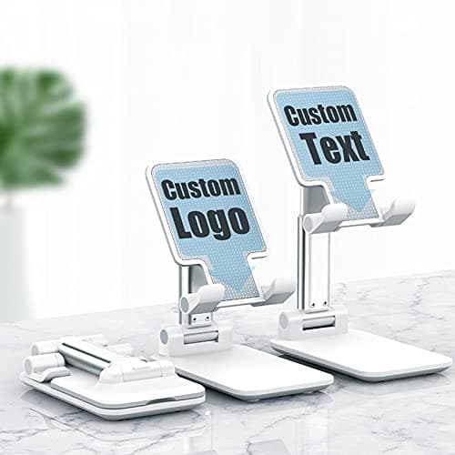 MEINAMI 25 Pack Custom Cellphone Holder Logo Printed Bracket Promotional Smart Phone Stand