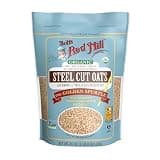 Bob's Red Mill Organic Steel Cut Oats - 24 Ounce (Pack of 1), Non GMO, Whole Grain, Vegan, Kosher, World Champion Oatmeal