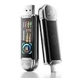 MOVE SPEED 128GB USB Drive with Smart Display 1090MB/s USB 3.2 Gen2 and Type C SSD Memory Stick for ProRes 4K Video iPhone 17/16/15, Android Phone, Windows, Mac, Tablet