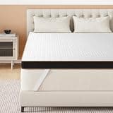 Firm King Size Mattress Topper, 3 Inch Gel Memory Foam, Dual Firmness High Density Cooling Foam Bed Pad with Removable Bamboo Cover for Back or Hip Pain, Pressure Relieve, 365-Night Trial, CertiPUR-US