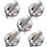 5 Pack WB03T10284 Oven Knobs Replacements for GE, 191D5100 Stove Knons Compatible with GE Range Stove Oven Replaces 1373043 AP4346312 AH2321076 EAP2321076 PS2321076