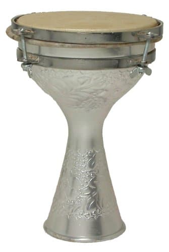 Mid-East Tunable Aluminum Finger Doumbek 5"x8"Blemished