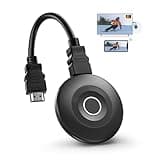 True 4K Wireless Display Adapter, 2026 Plug & Play 2.4G+5G@60Hz HDMI Wireless Dongle for i-Phone 17 Android Windows macOS Tablet Laptop Cast to TV/Monitor/Projector, Support Airplay DLNA Miracast