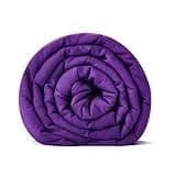 RelaxBlanket Weighted Blanket | 60''x80'',10lbs | for Individual Between 90-140 lbs | Premium Cotton Material with Glass Beads | Violet
