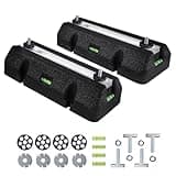 WISSCOOL Floor Mounting Base Kit Mini Split Air Conditioning Systems, Heavy-Duty Condenser Pad for AC Condensers Heat Pump System, Rubber Anti-Vibration Pads Outside 1500lbs 9000-18000BTU