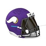 NFL Echo Dot Bundle: Includes Echo Dot | Deep Sea Blue and Limited-Edition NFL Helmet Stand | Minnesota Vikings