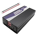 YXINHONGYUE 4000 Watt Car Power Inverter for Truck,Vehicles,Trip,Off-Grid Solar System DC 72V 60V 48V 24V 12V to 110V-120V 220V-240V Phase Split Inverter with Multiple Protections,72v to 110v 60hz