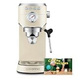 CASABREWS CM5418 Espresso Maker, Compact Espresso Machine with Milk Frother