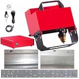 AOXHUGB Portable Pneumatic Dot Peen Marking Machine for Metal Engraving, Ideal for Nameplate and Industrial Marking Equipment (Typed)