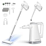 FEPPO Steam Mop & Detachable Handheld Steam Cleaner for Home and Floor Cleaning, 15s Heat-Up, 230°F Floor Steamer for Deep Cleaning with Multi-purpose Attachments Hardwood Floors, Tile,Grout,Furniture